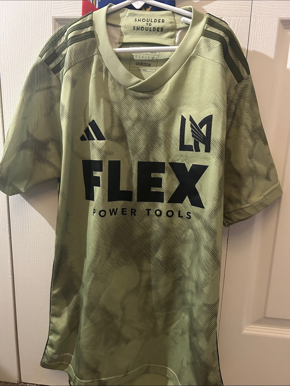 Adidas Men LAFC FLEX Green Short-Sleeve Soccer Jersey